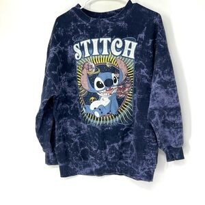 Disney Stitch Tie Dye Sweatshirt women’s medium